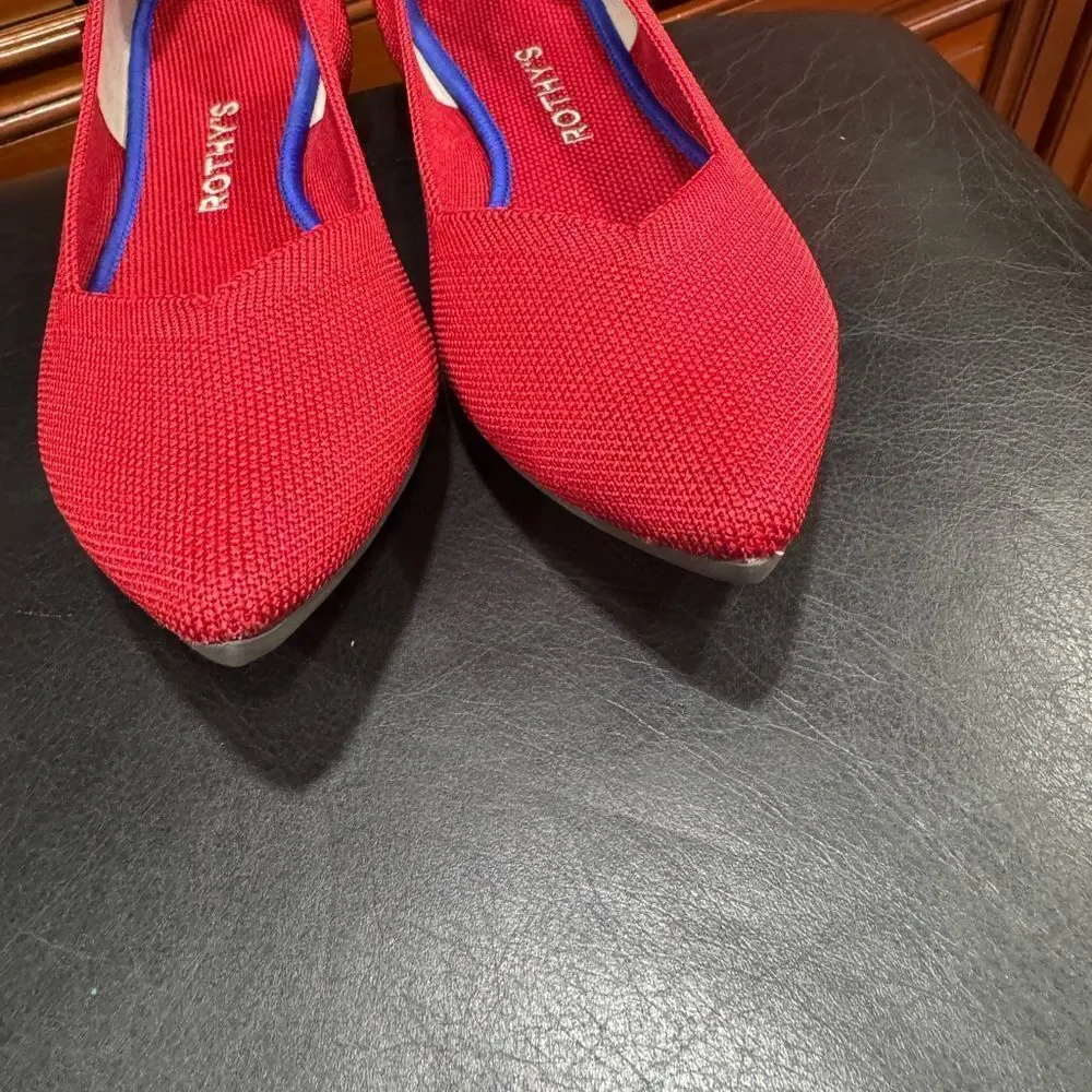 Rothy's Women's Red Flats